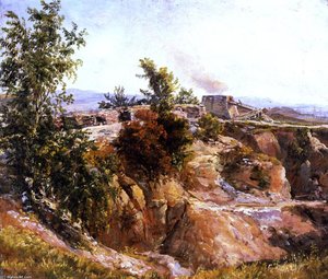 Chalk Pit Near Maxen — Johan Christian Claussen Dahl