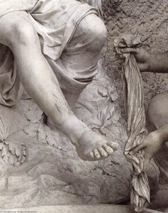 Apollon and the Nymphs (detail)
