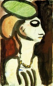 The Beautiful Helene (sketch) — Georges Rouault