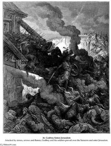 Godfrey Enters Jerusalem — Paul Gustave Doré, Romanticism