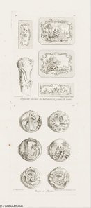 Differents Desseins De Tabatieres, Et Pomme De Canne, Cinquieme Planche