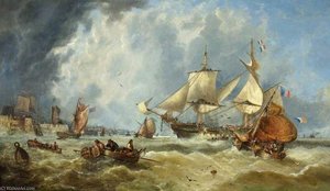 Scene In The English Channel