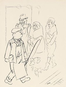 Berlin Street Scene 2 — George Grosz