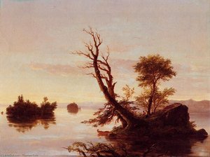 American Lake Scene — Thomas Cole