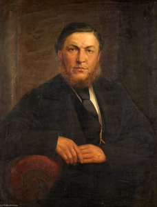 Portrait Of A Middle Aged Sitter — George Frederick Harris