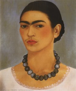 Selbstporträt Mit Halskette — Frida Kahlo