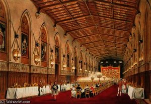 St George's Hall, Windsor Castle — James Baker Pyne