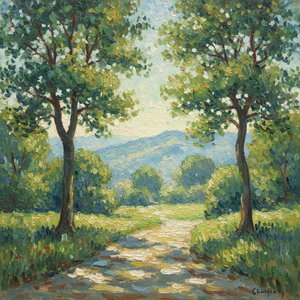 Sunlight's Passage Through The Emerald Veil — Marc Duvallier