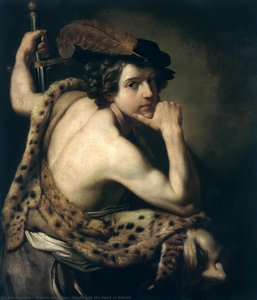 David With The Head Of Goliath — Michele Desubleo