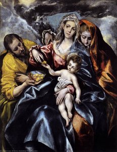 The Holy Family With St Mary Magdalen — El Greco, Mannerism