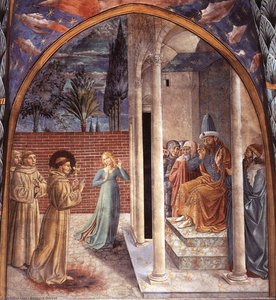 Death And Ascention Of St. Francis — Benozzo Gozzoli
