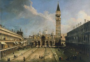 Der Markusplatz In Venedig — Giovanni Antonio Canaletto, Vedutismus