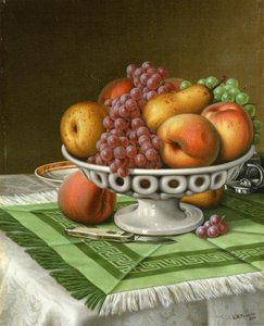 Still Life With Fruit And Pocket Knife — Levi Wells Prentice