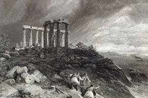 Temple Of Minerva Sunium — William Simpson