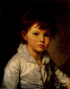 Earl P. A. Stroganov As A Child — Jean-baptiste Greuze, Rococo