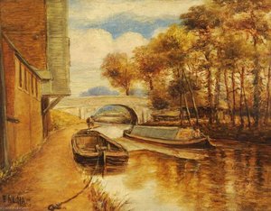 Norwood Canal Bridge And Flour Mill (norwood Road, Southall) — Ernest A. L. Ham