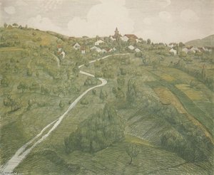 Zeitgenössisches Gemälde — Theophile Alexandre Steinlen