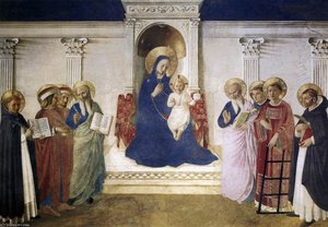 Corridors - Sacra Conversazione — Fra Angelico, Renaissance Florentine Painting