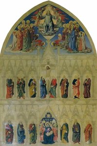Christ Enthroned With Saints — William Dyce