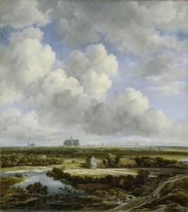 View Of Haarlem With Bleaching Grounds — Jacob Isaackszoon Van Ruisdael