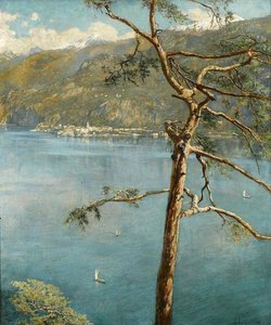 A View Across Lake Como — John Maler Collier
