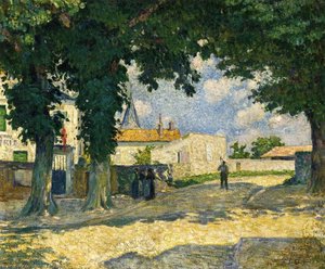 A Square In Monterain — Henri Lebasque