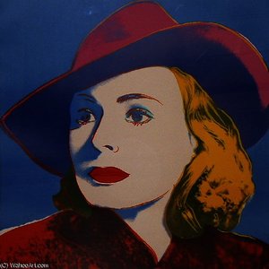 Ingrid Bergman Mit Hut — Andy Warhol