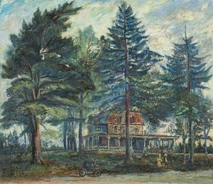 Dacha Near Saint Petersburg — David Davidovich Burliuk