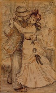 Dance In The Country — Pierre-auguste Renoir, Impressionism