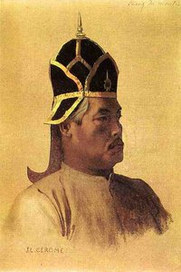 First Guardian Of The Presents, Luang-in-manki — Jean-léon Gérôme, Academic Painting