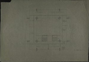 3rd FLOOR (Design for a foreign representation of the GDR. Floor plan)