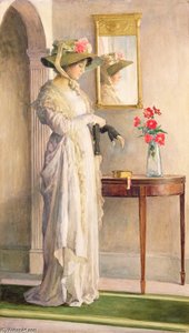 A Moment's Reflection — William Henry Margetson