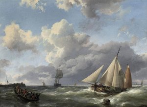 Heading For The Harbour — Hermanus Junior Koekkoek
