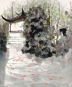 Appreciating The Fish — Wu Guanzhong
