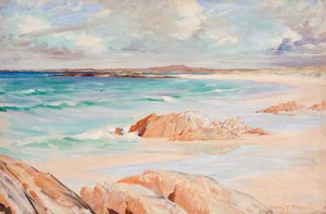 Seascape With Rocks — Henry Young Alison
