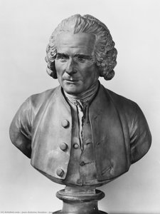 Jean-jacques Rousseau — Jean-antoine Houdon, Neoclasicismo