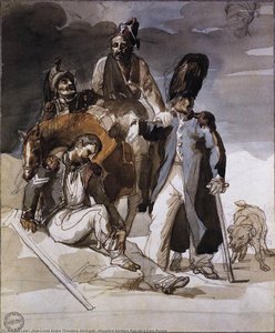 Wounded Soldiers Retrating From Russia — Théodore Géricault, Romanticism