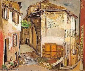 French Provincial Town — Boris Dmitrievich Grigoriev