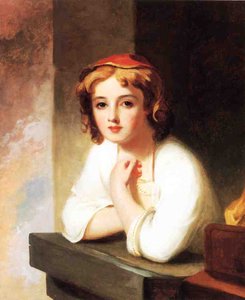 Girl Leaning At A Window — Thomas Sully