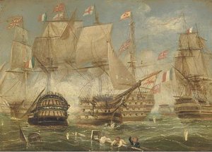 The Battle Of Trafalgar - — Thomas Buttersworth