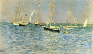 Fleet Of Sailboats — Paul César Helleu