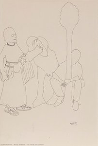 Trio (study For Symbols) — Benny Andrews