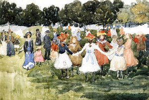 Ring Around The Rosy — Maurice Brazil Prendergast