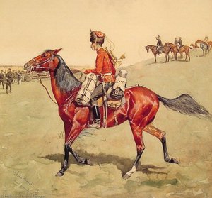 Hussar Russian Guard Corps — Frederic Remington, Historical Realism