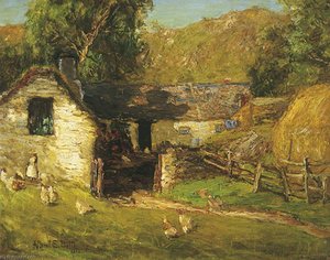 Farmyard Scene — Albert Ernest Bottomley