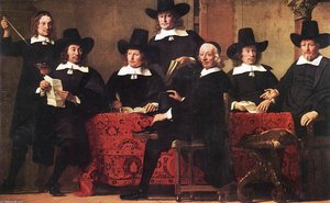 Governors Of The Wine Merchant's Guild — Ferdinand Bol, Dutch Golden Age