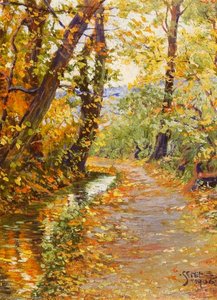 Winding Brook — Egon Schiele, Expressionism