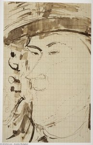 Título Traducido: Retrato Del Escultor Pablo Gargallo — Amedeo Modigliani