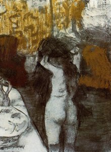 After The Bath 8 — Edgar Degas, Impressionism