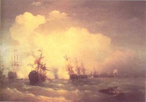 Sea Buttle Near Revel — Ivan Konstantinovich Aivazovsky